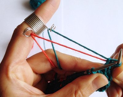 Цветное вязание спицами