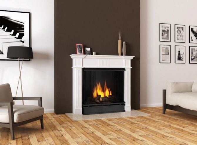 фальшивый камин в комнате