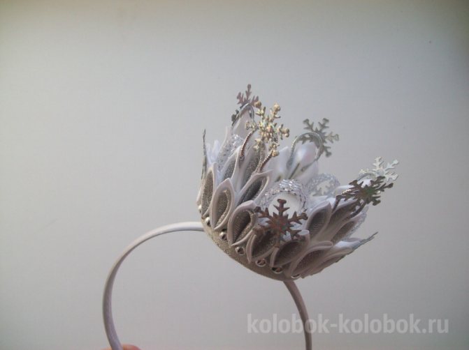 Корона из атласных лент своими руками: мастер-класс с видео