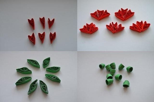 Квилинговые поделки для начинающих. Схемы, цветы пошагово, как сделать