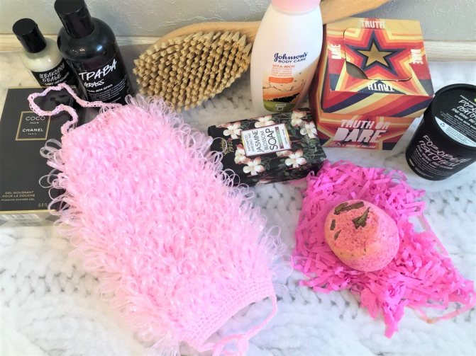 Мочалка крючком своими руками