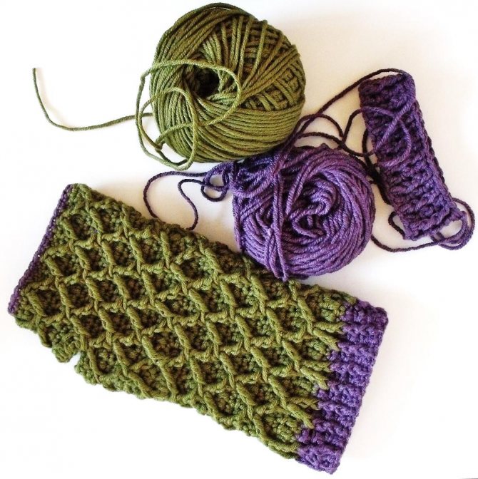 перчатки без пальцев пошагово