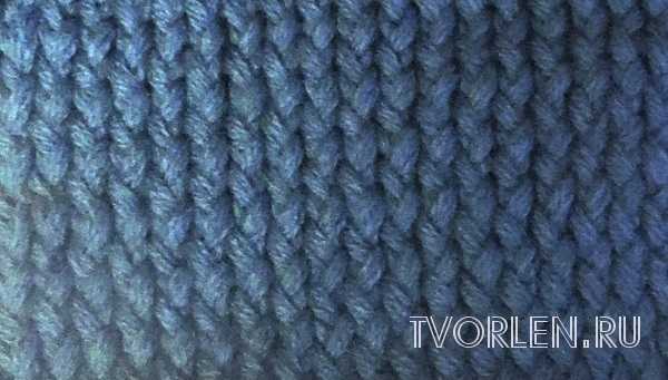 скрещенные петли спицами