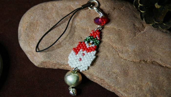 Снеговик из бисера