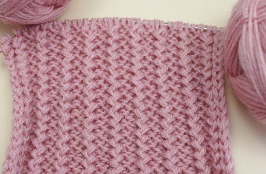 Узор резинка французская спицами, варианты вязания