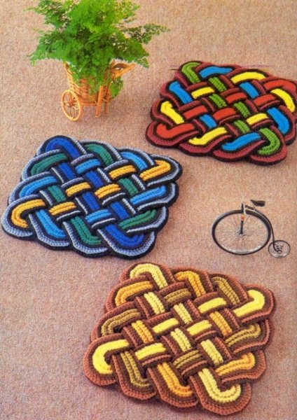 Вязаные коврики крючком: интересные модели, схемы и описание… Самая огромная подборка и лучшие советы!