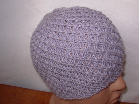 Взрослая шапка узором Звездочки: как вязать?