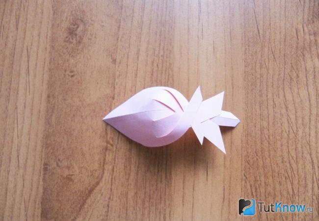 Заготовка-рыбка из бумаги